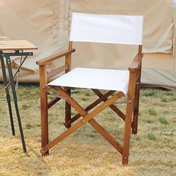 Set of 2 Outdoor Folding Chairs