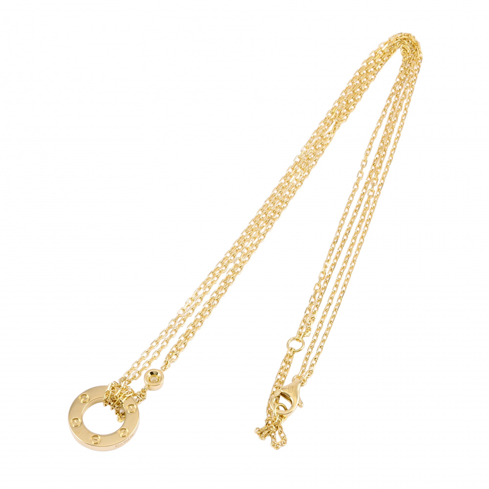 Cartier Love Necklace 18K Yellow Gold Diamond B7219500