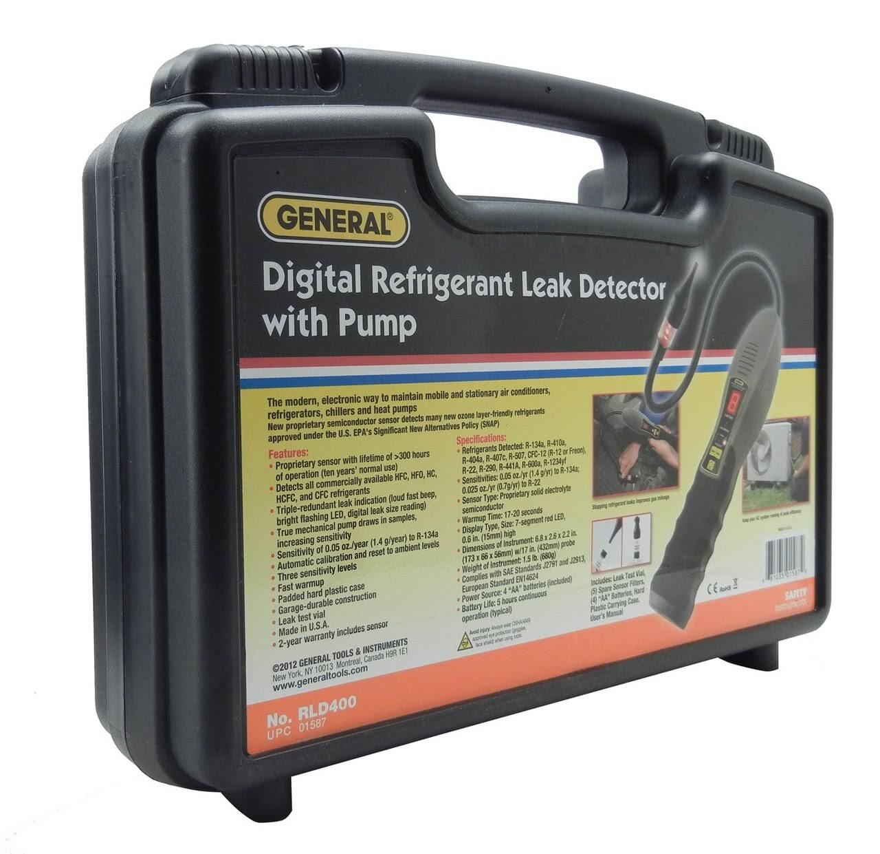 General Tools Rld400 Refrigerant Leak Detector Digital