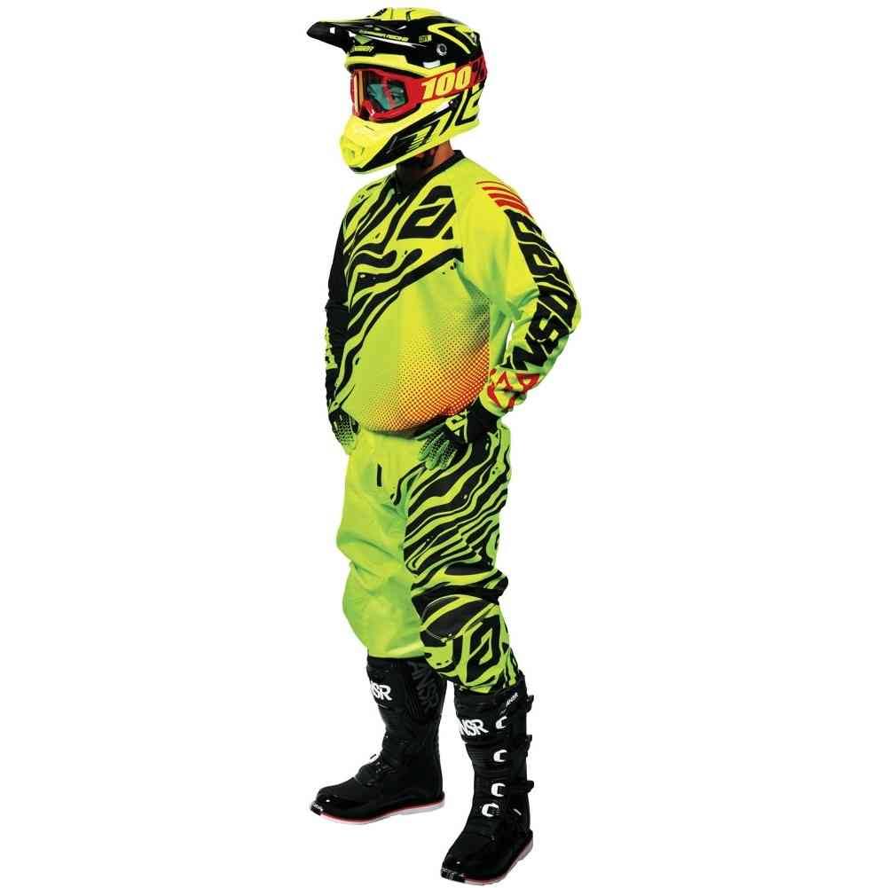 Answer Racing Syncron Flow 19.5 Pant 34 Acid/Black/Red