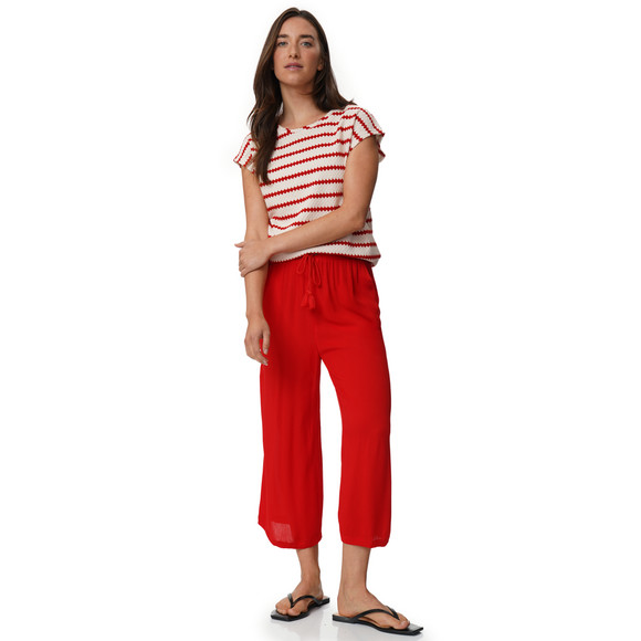 Gina Damen Strick-T-Shirt mit Streifen