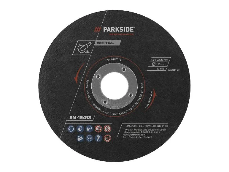 Lot de 4 ou 12 disques à tronçonner le métal