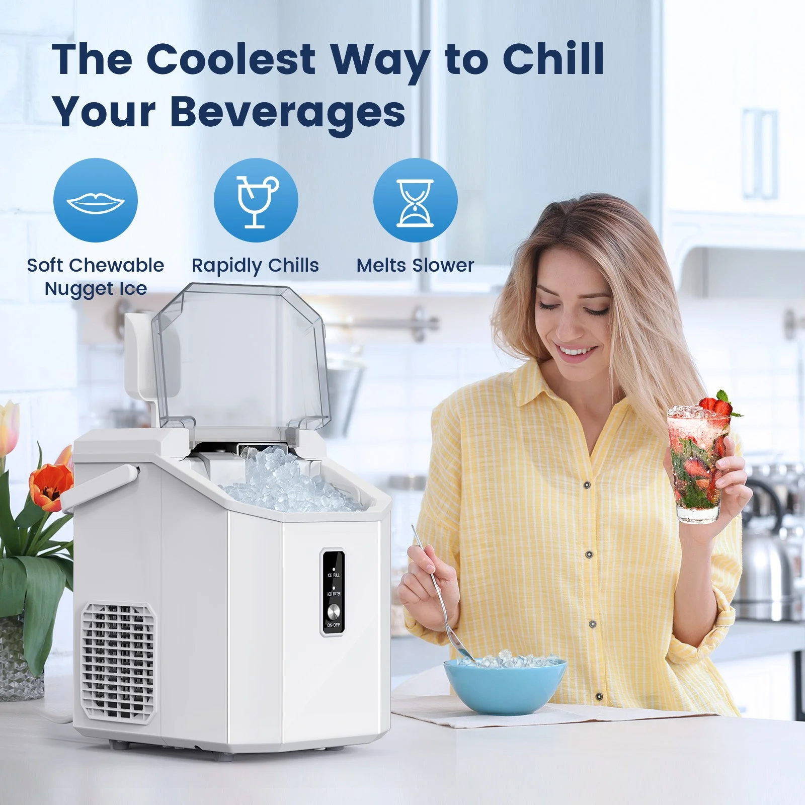 Nugget Pebble Ice Maker Countertop Z5815NA