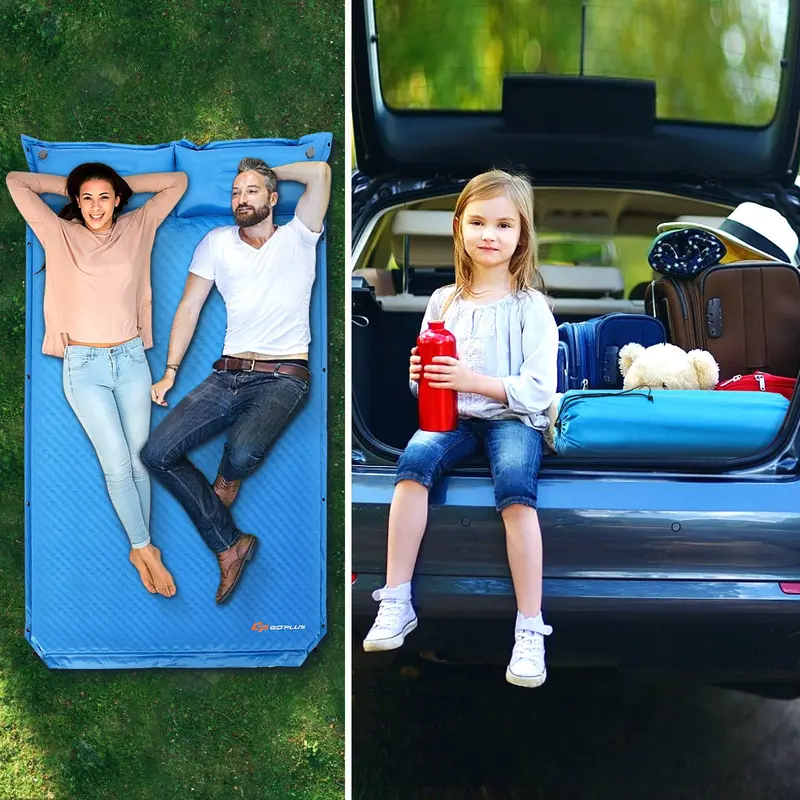Self-Inflating Foam Camping Sleeping Pad – Lightweight Outdoor Mat
