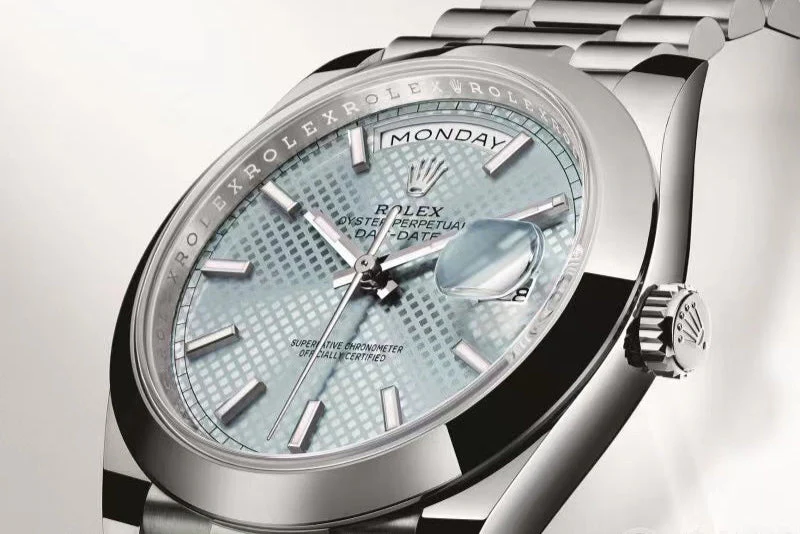 Rolex Datejust 41mm Silver Light Blue Dial