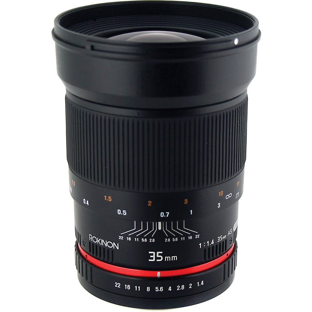 Rokinon 35mm f/1.4 As UMC Lens for Micro Four Thirds Mount RK35M-MFT