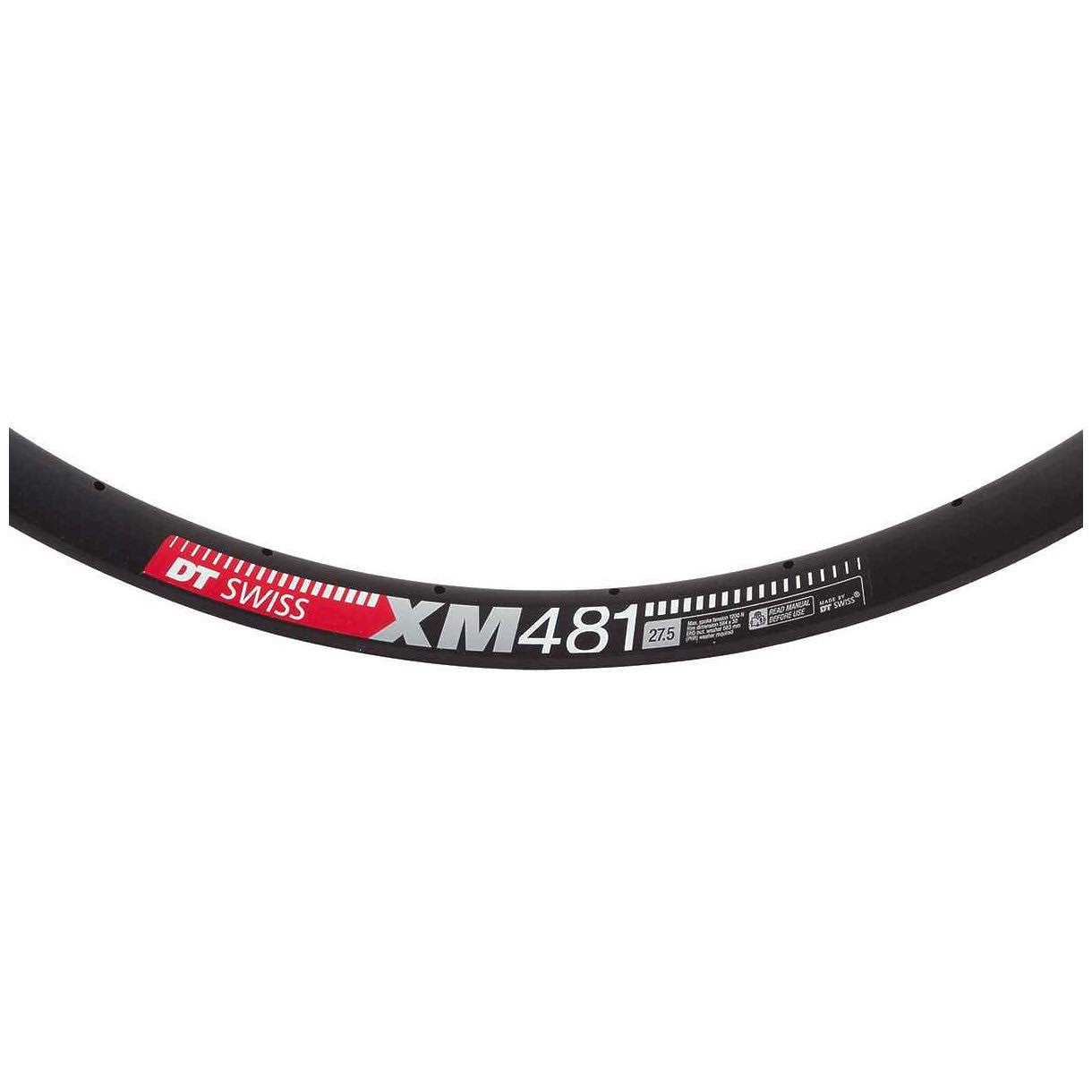 DT Swiss XM 481 Rim - 27.5x22 Disc Black 28H