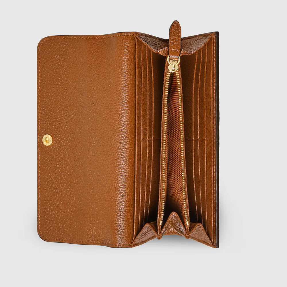Gucci Softbit Continental Wallet – Brown