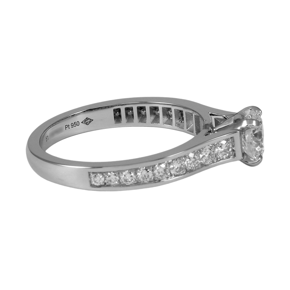 Cartier Solitaire 1895 Solitaire Ring Platinum Diamond NN416400