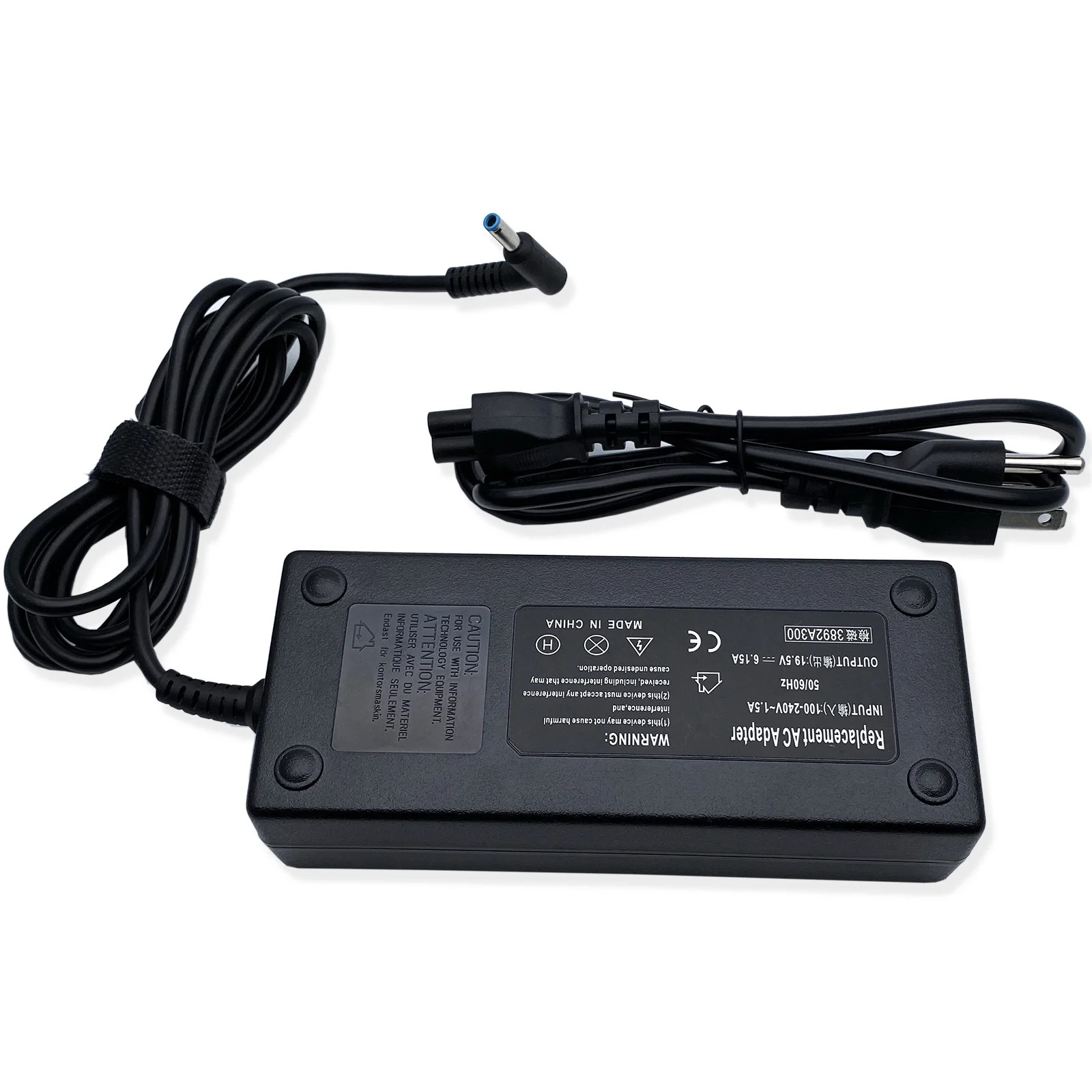 120W AC Adapter Charger for Universal USB-C G2 G5 Dock Station 5TW10UT 5TW10AA HSN-IX02 Laptop Blue Tip L41856-001 TPN-LA18 L41423-002 Power Supply 19.5V 6.15A