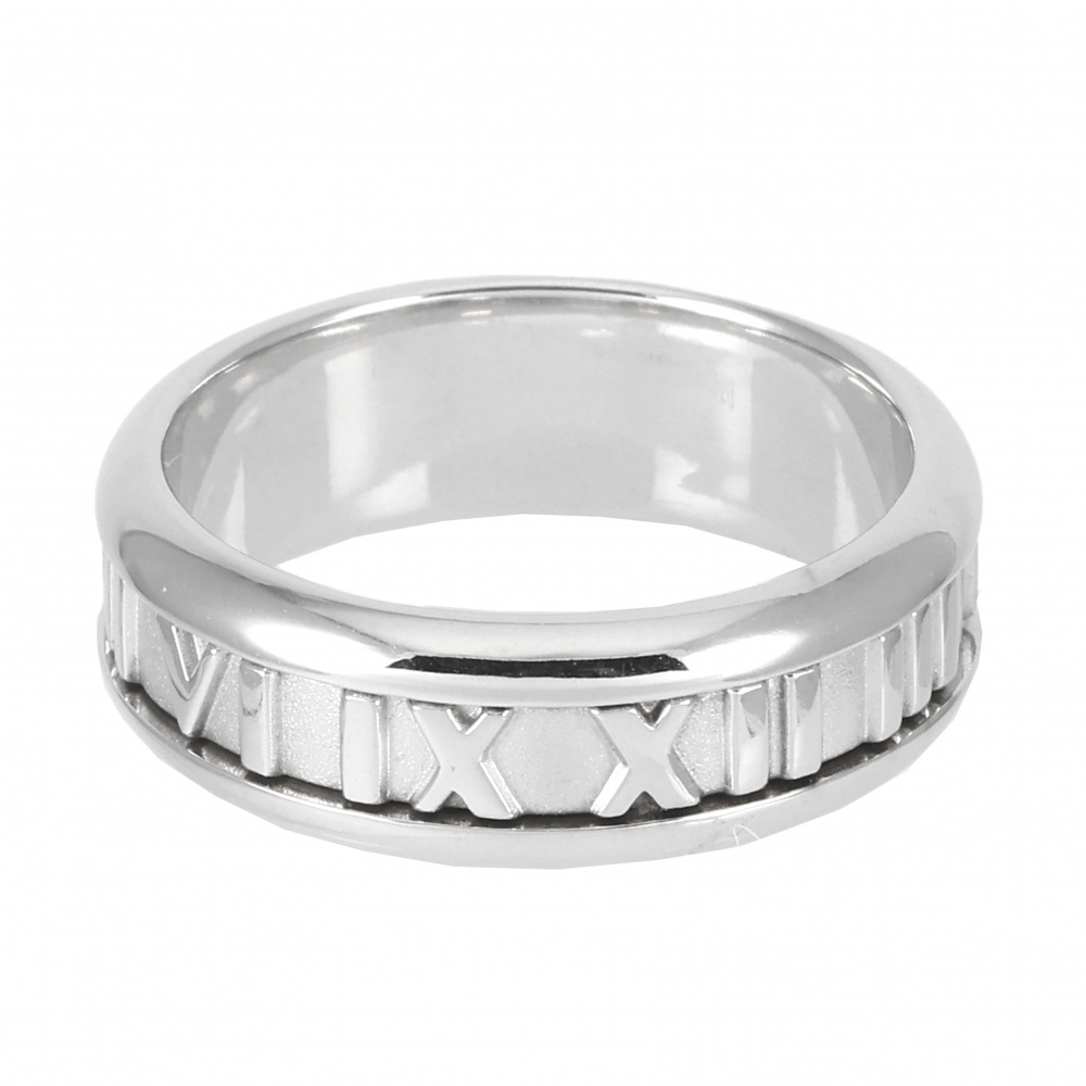 Tiffany & Co. Atlas Ring 18K White Gold