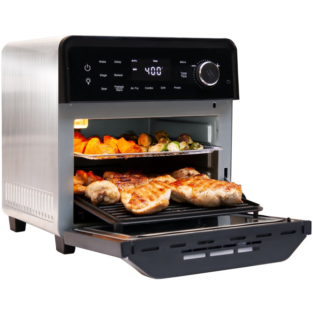NuWave Smart Grill with Combo Cooking & Air Frying Capabilities