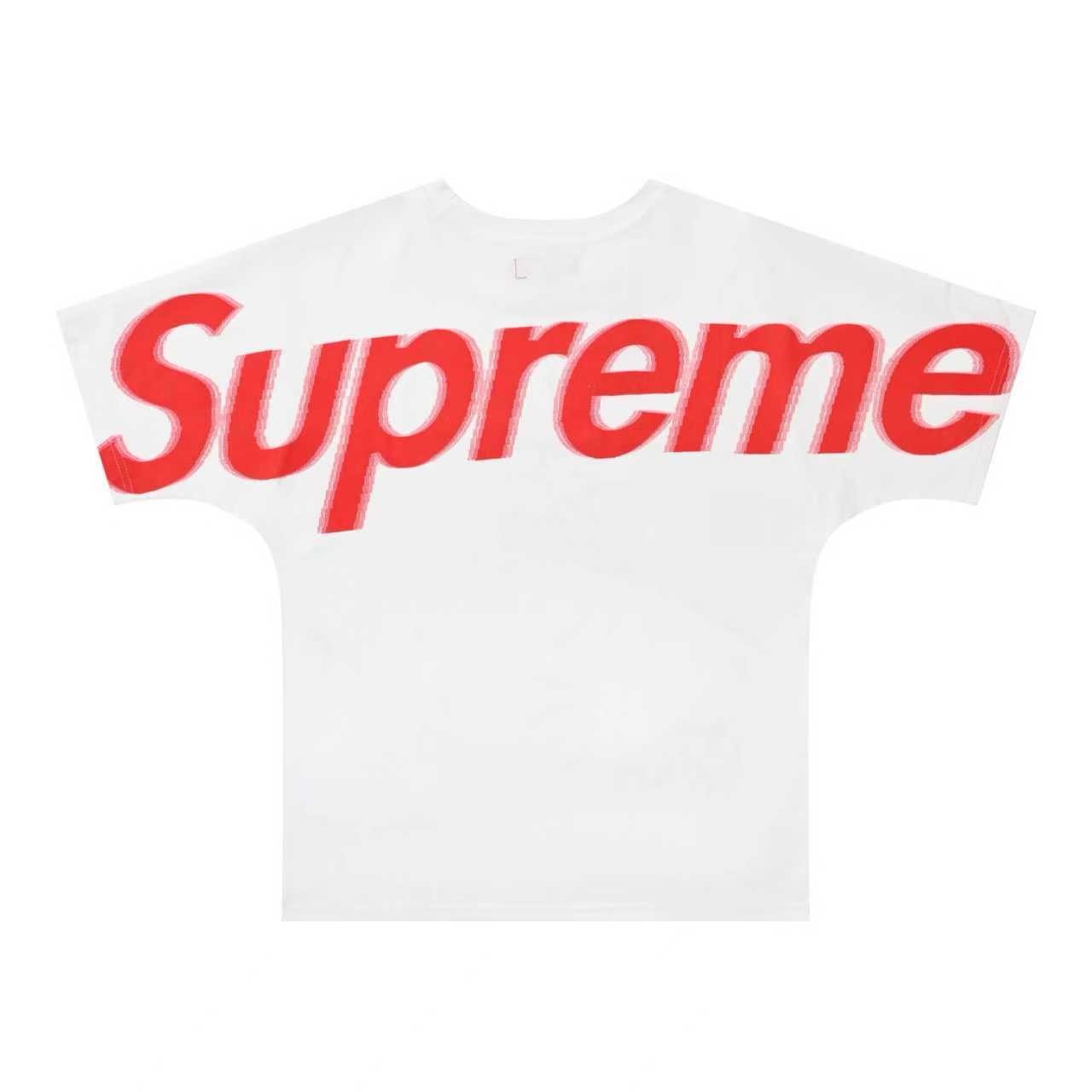 Supreme Printed couple round neck short-sleeved T-shirt - cnluxepick