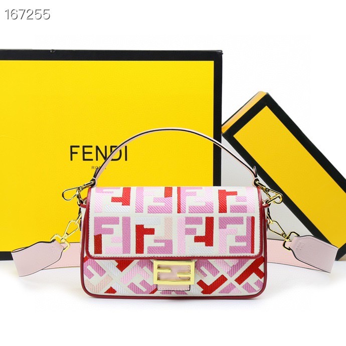 Fendi colored embroidery Baguette bag - cnluxepick