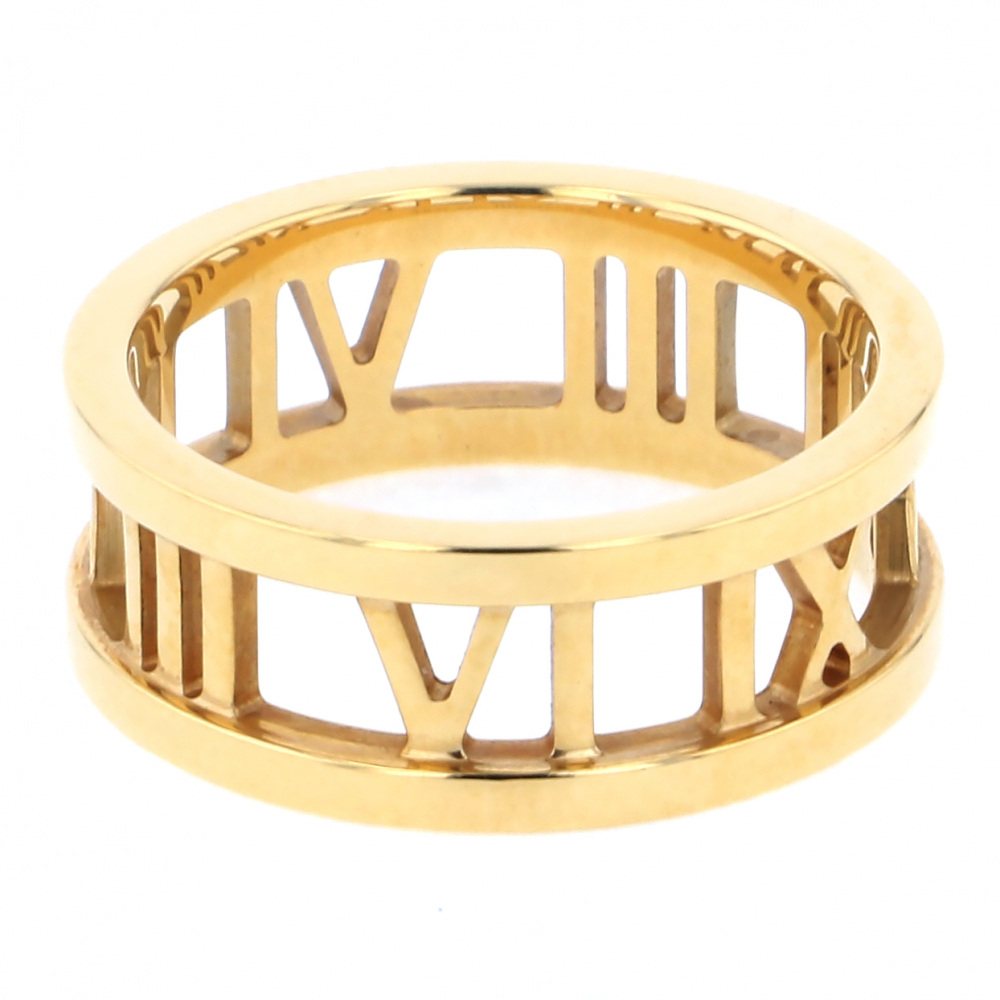 Tiffany & Co. Atlas Open Ring 18K Yellow Gold