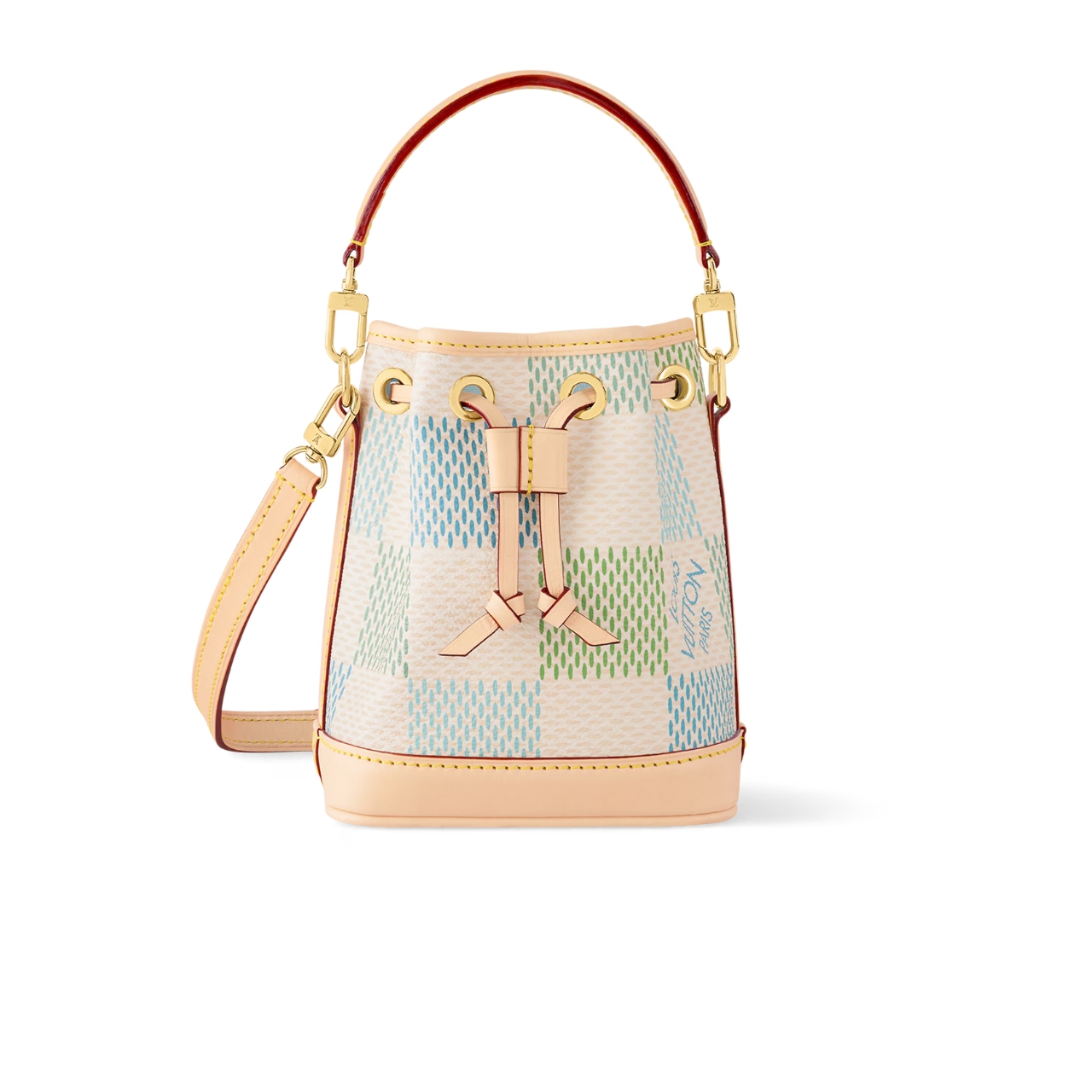 Louis Vuitton Nano No  Damier Canvas Pistachio 16Cm N40640