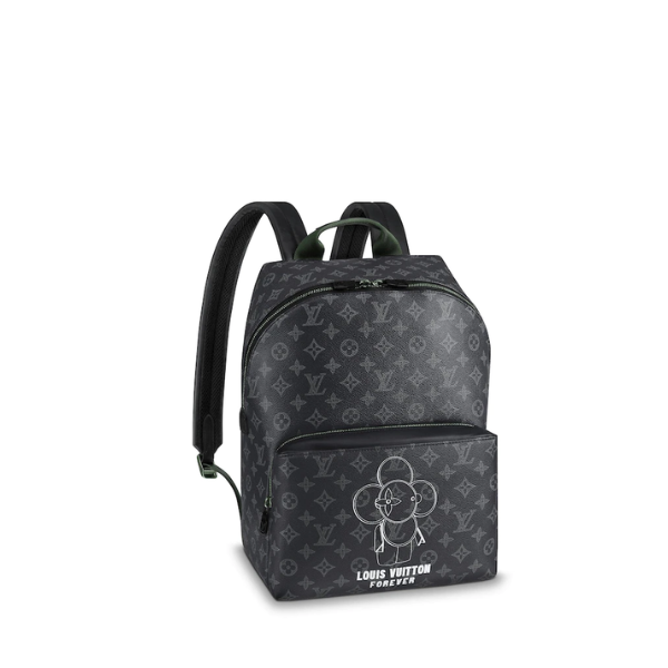 Louis Vuitton Apollo Backpack Monogram Vivienne Eclipse Black 37Cm