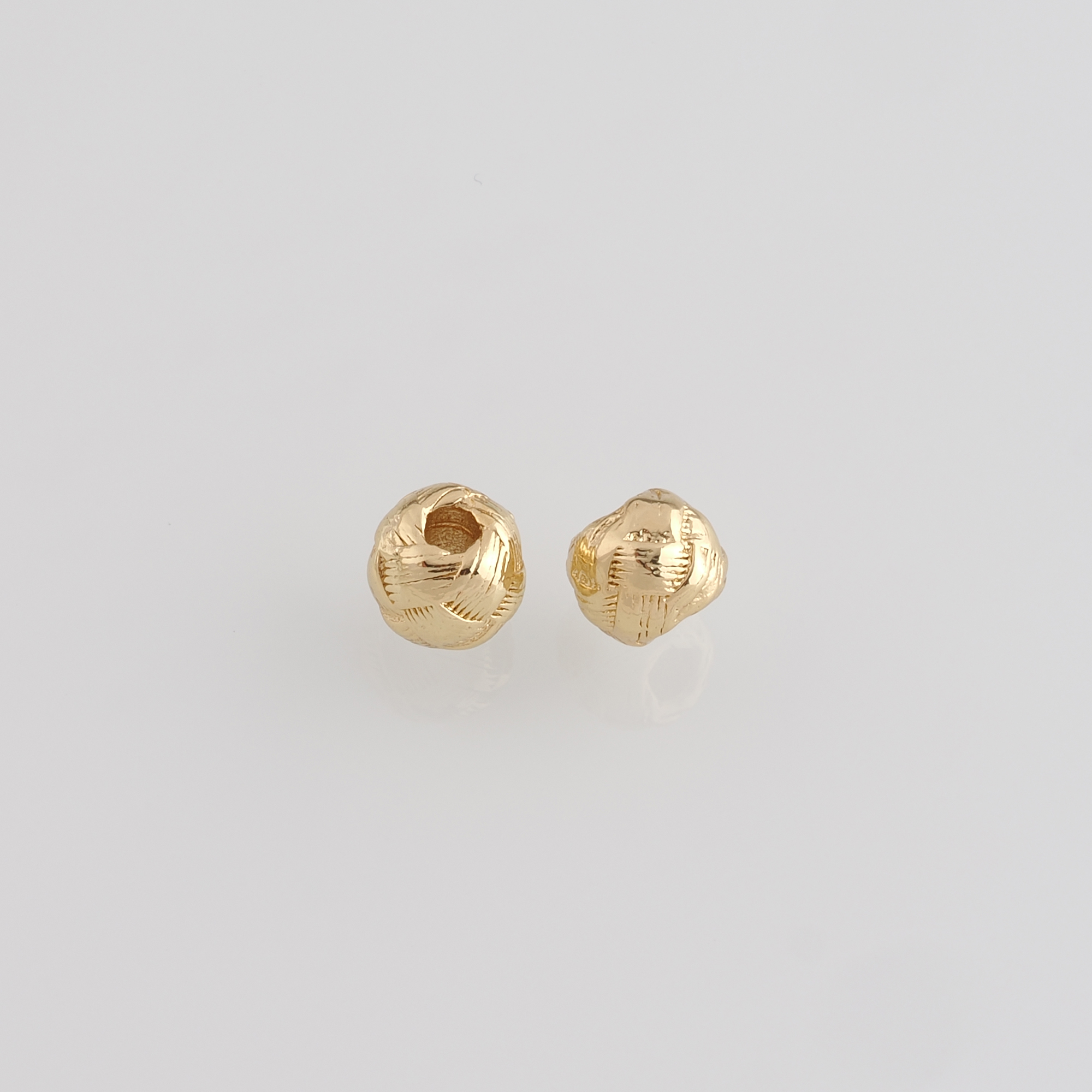 18K Gold Filled Barrel Spacer Beads,Barrel Beads for Bracelet Jewelry Necklace Making Supply