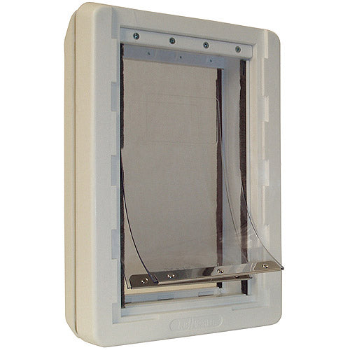 Ideal Pet Ruff Weather Dog Door, White, X-Large, 21.62