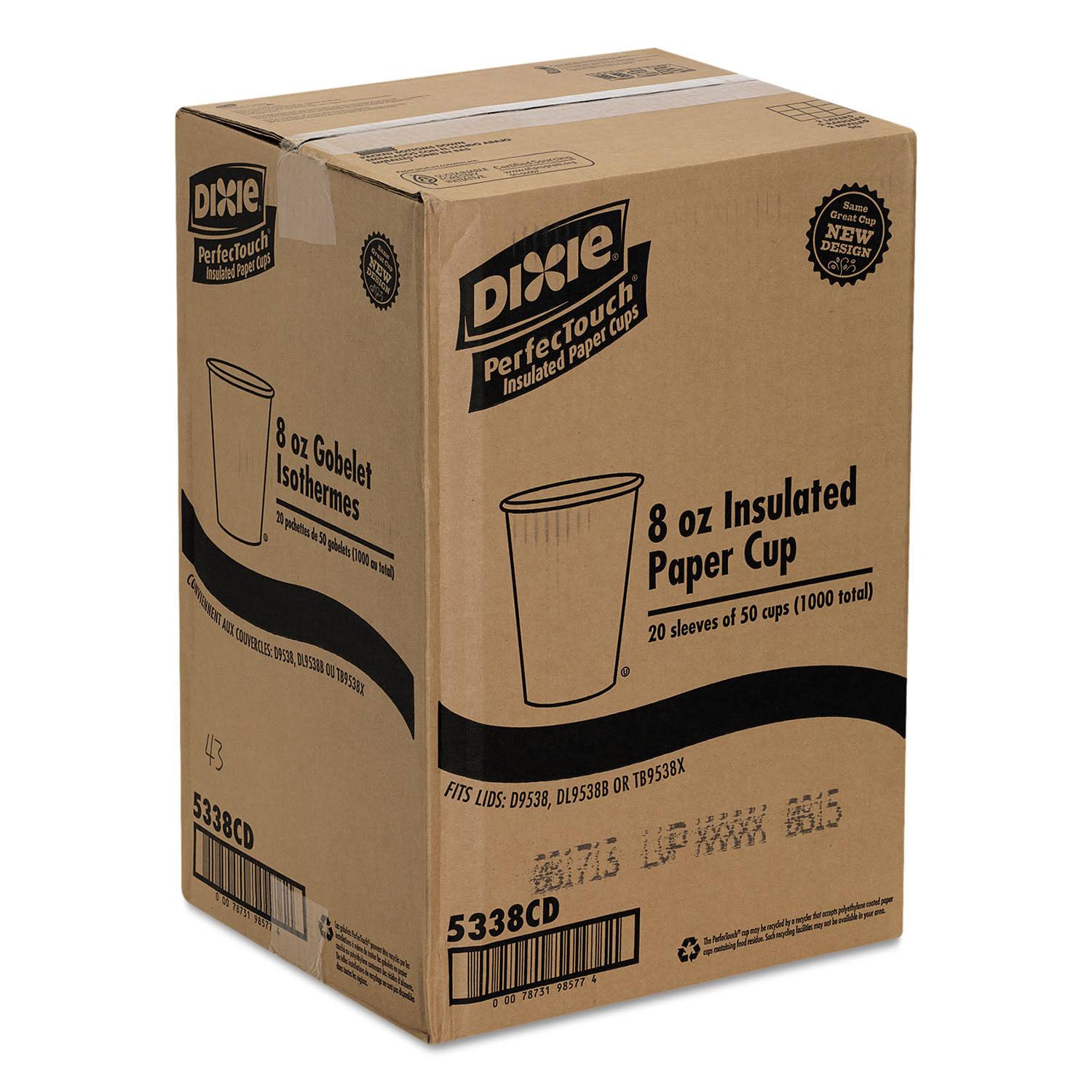 8 oz. Perfect Touch Paper Hot Cup - 1000 per case