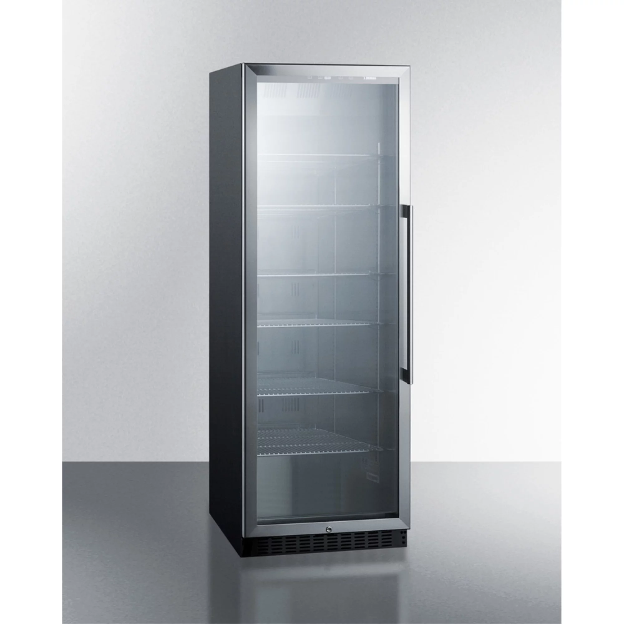 Summit Appliance  24 in. Wide Beverage Center Refrigerator, Black