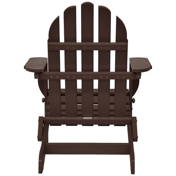 Nelson Recycled Plastic Folding Adirondack Chair by Havenside Home