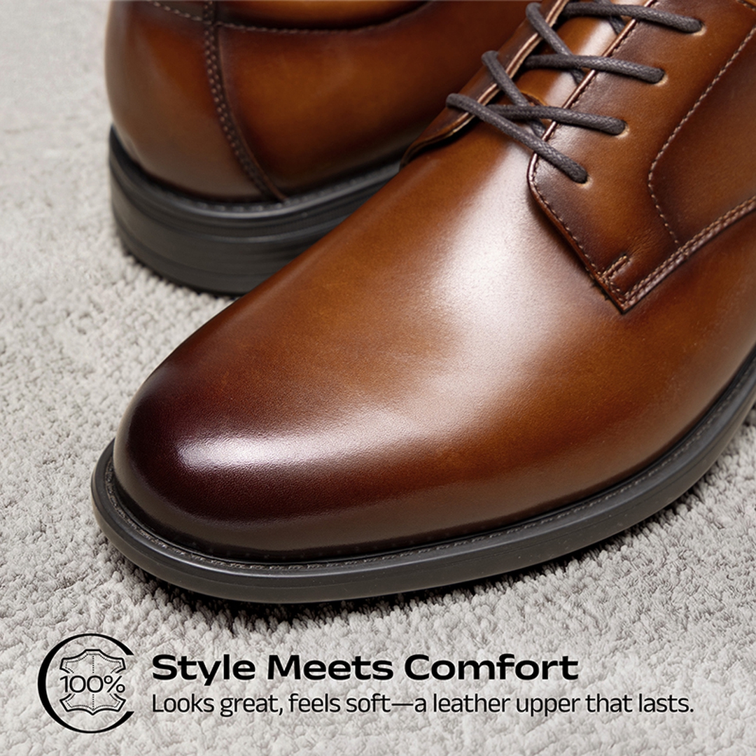 Men's Full-Grain Leather Upper Oxfords
