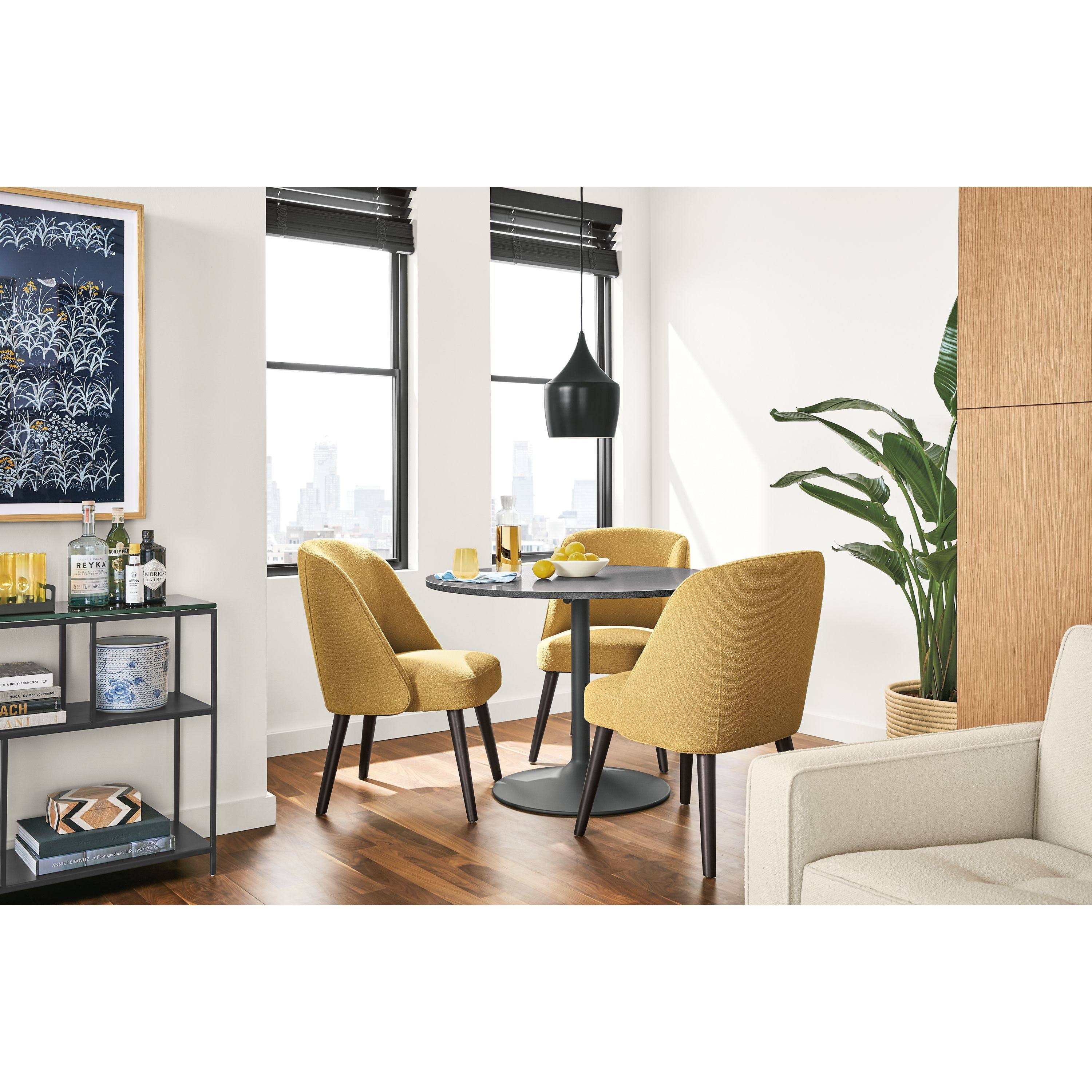 Room u0026 Board | Modern Bowen Console Table in Recycled Natural Steel 8D 32W 29h in White | White Tempered Glass Top