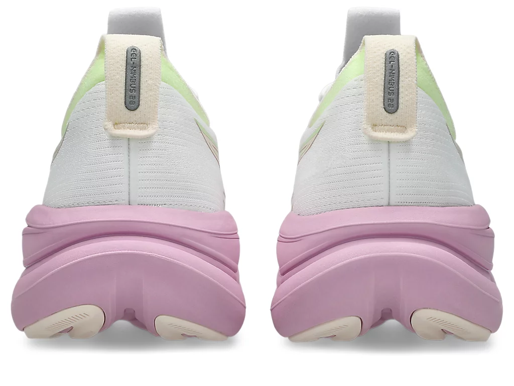 ASICS GEL-NIMBUS 28 Running Shoes WHITE/HAZY LILAC 1012B899-101
