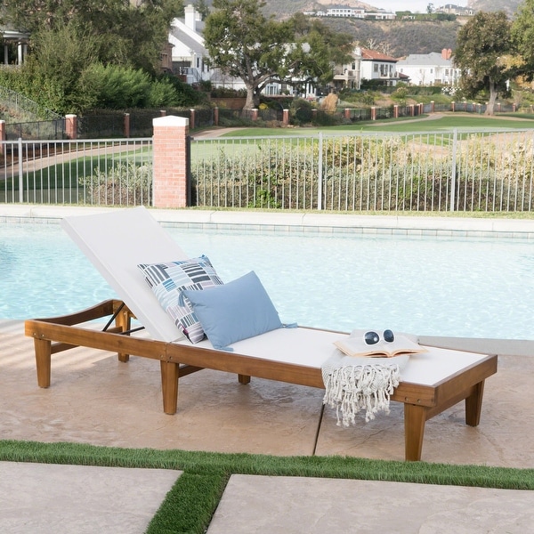 Outdoor Chaise Lounge Mesh Sling Lounge Chairs Poolside Beach Reclining Sunbathing Lounger Portable Single Chaise,Teak