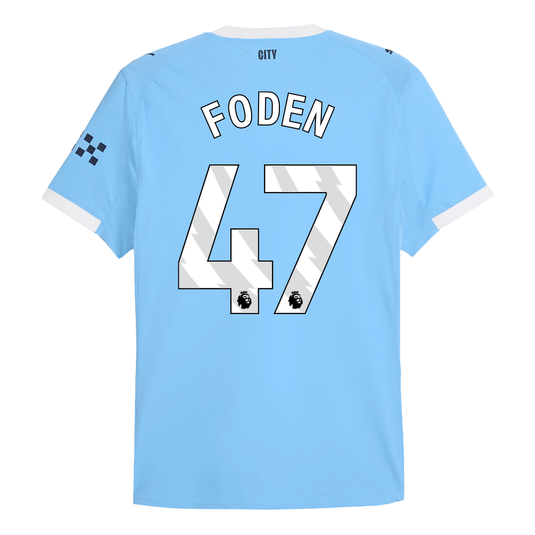 FODEN #47 Manchester City Home Player Version Jersey 2025/26