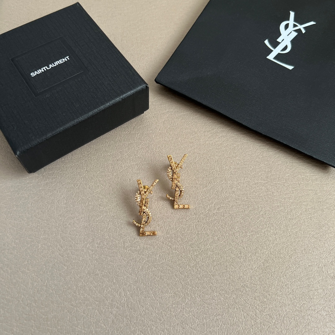 Earrings earrings letter style 2025 hot style high-end light luxury design for women - cnluxepick
