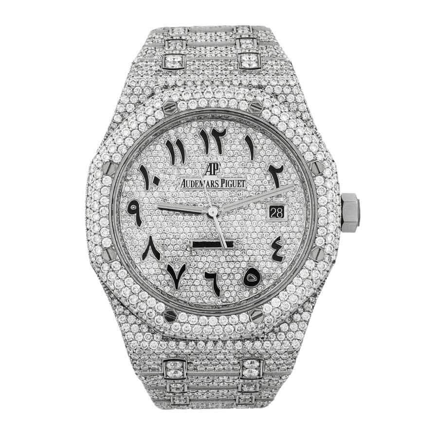 Audemars Piguet Royal Oak “Iced Out” 15400ST.OO.1220ST.02 Authentic Replica Edition