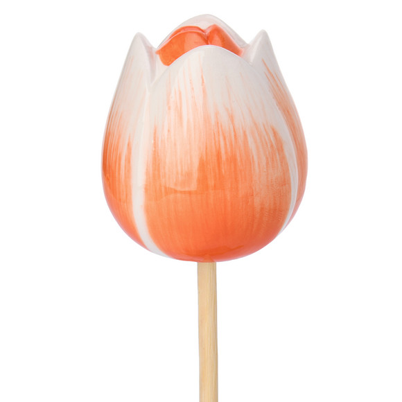 My Home Deko-Aufsteller Tulpe mit Keramik-Blüte
