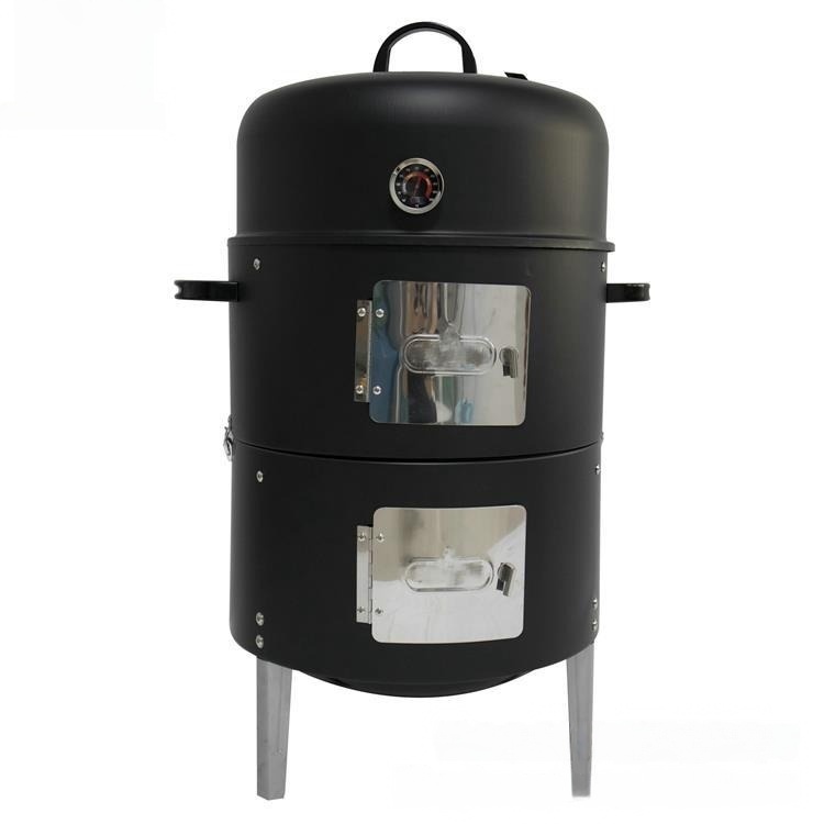 17 Inch Multi-Functional Smoker BBQ Grill