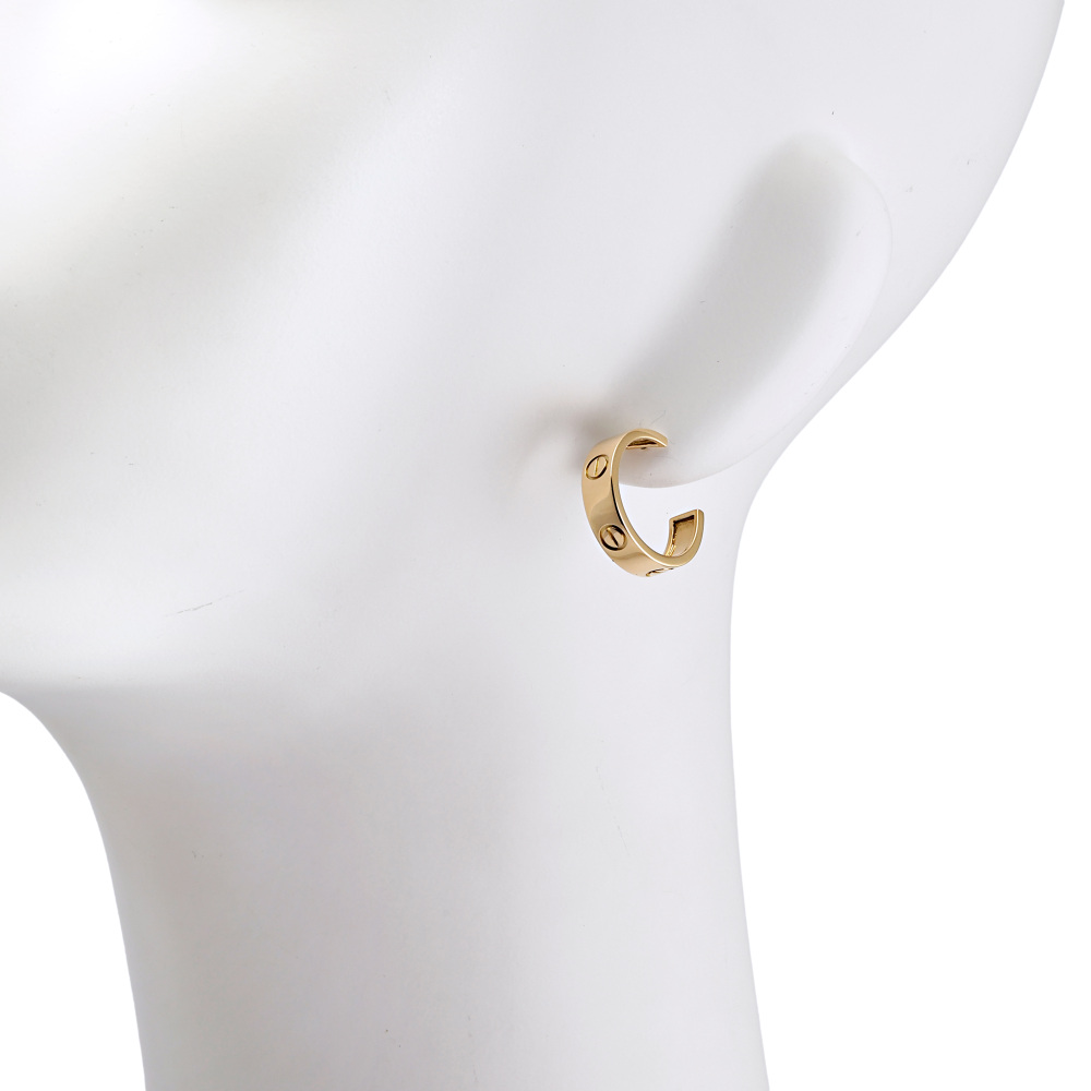 Cartier Love Earrings 18K Yellow Gold B8022500