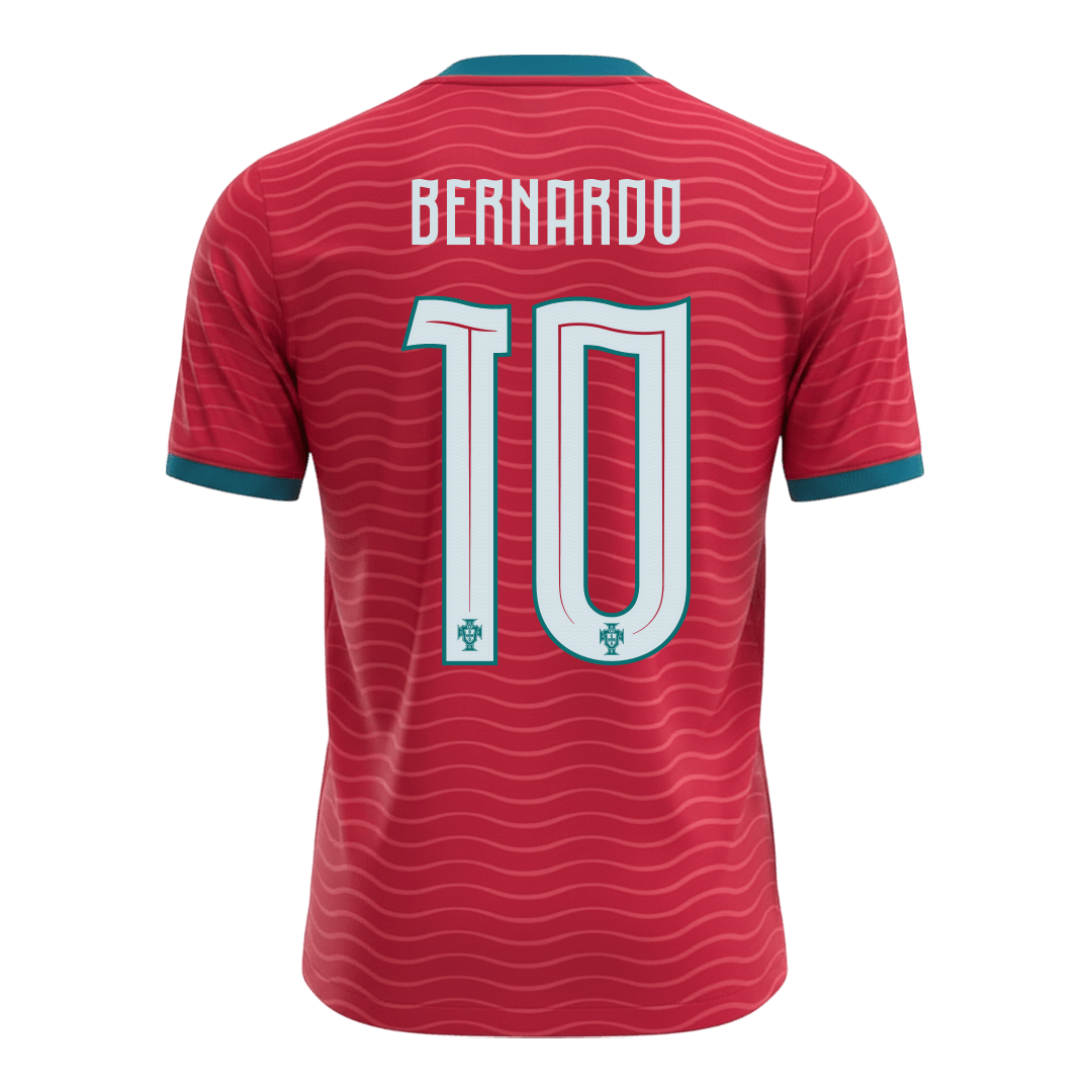 BERNARDO #10 Portugal Home Soccer Jersey World Cup 2026