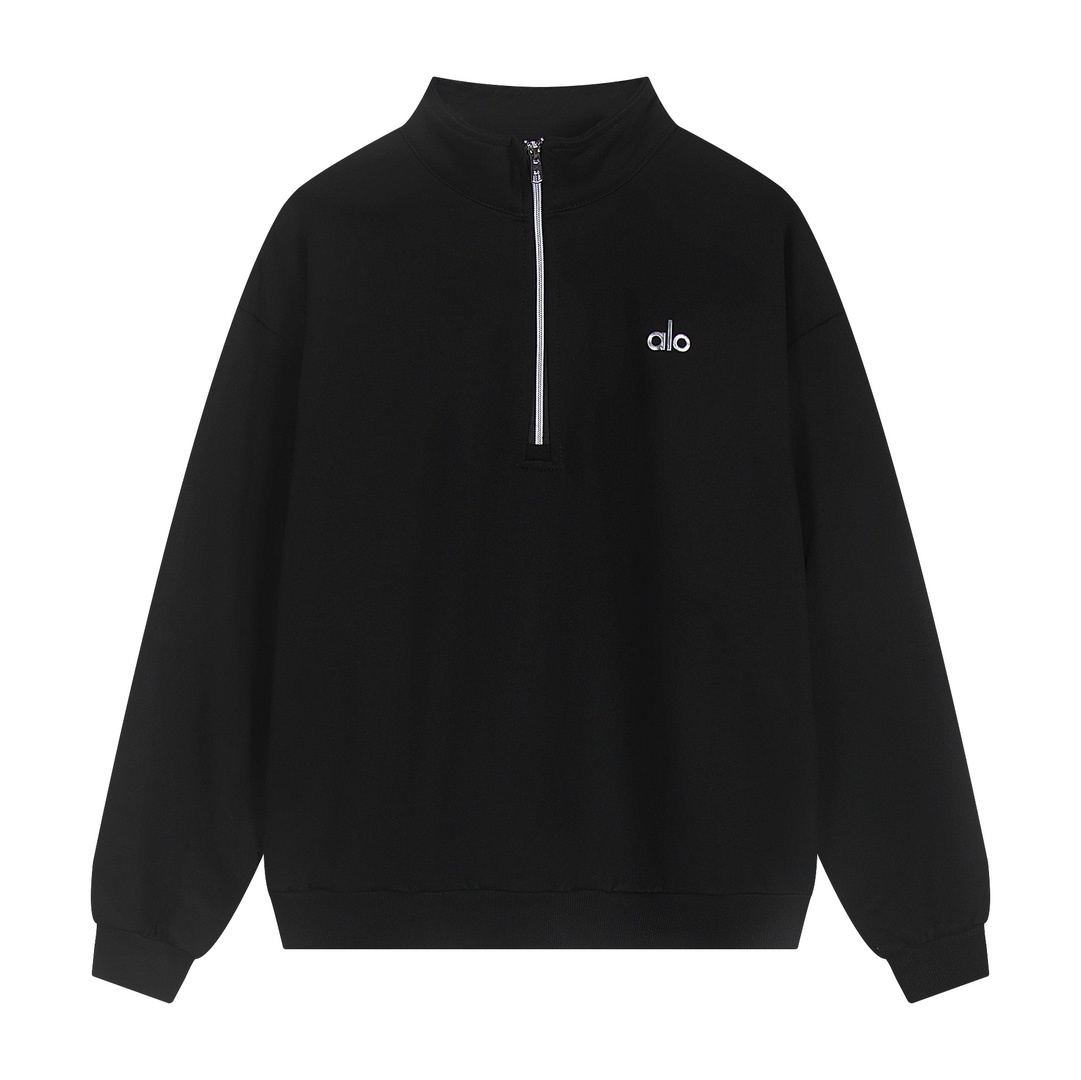 ALO Half-Zip Pullover Sweatshirt - cnluxepick