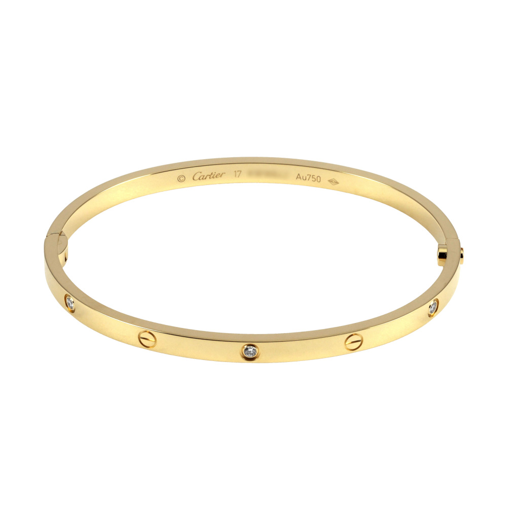 Cartier Love Sm Bracelet 18K Yellow Gold Diamond B6047200