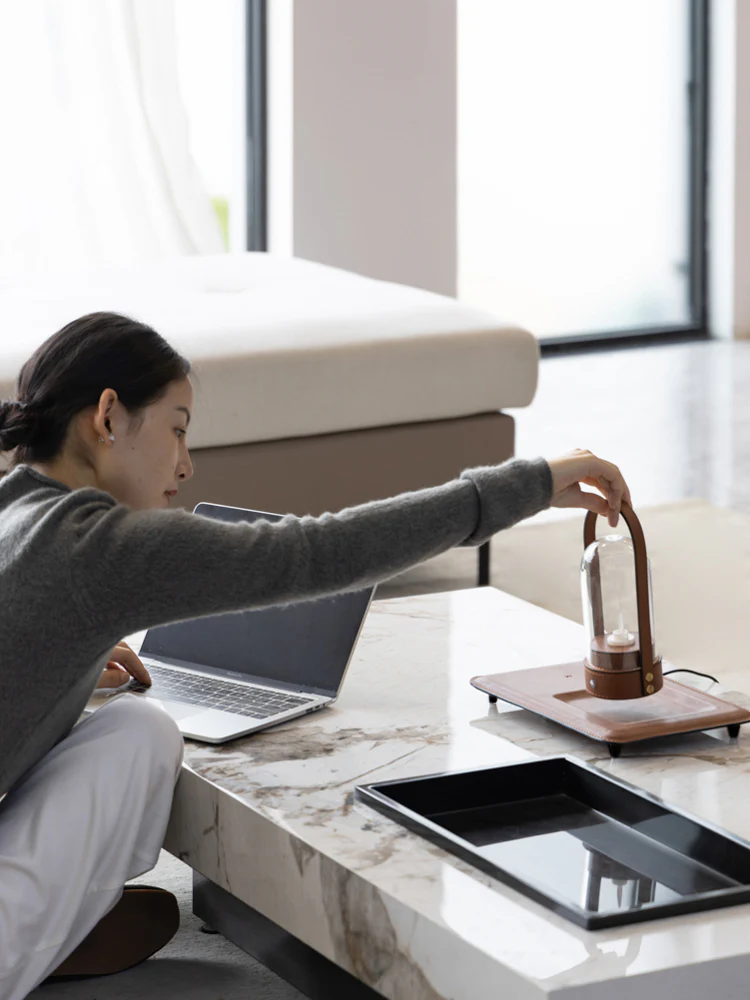 LA052 - Wireless Charging Portable Lamp Night Light Bedside Lamp LED Desktop Charging Decoration