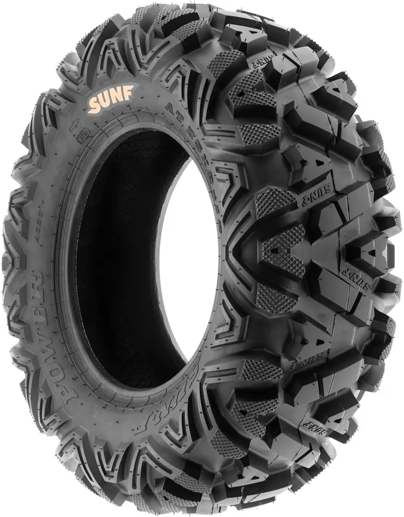 Set of 4 ATV/UTV Tires – 25×8-12 Front & 25×10-12 Rear, A033 Pattern, 6-Ply Tubeless (All-Terrain)