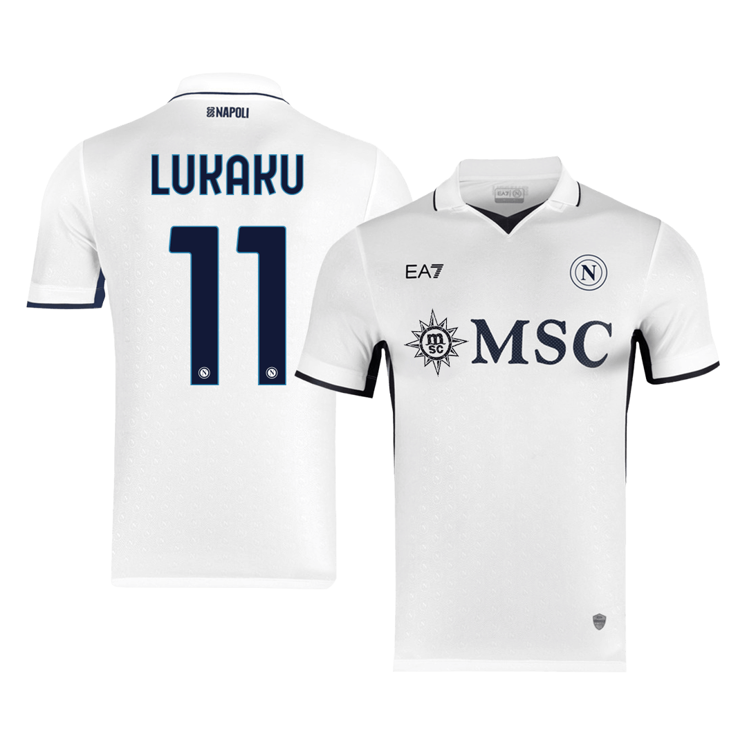 LUKAKU #11 Napoli Away Authentic Soccer Jersey