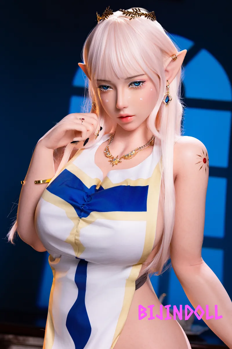 FUDOLL 166cm E-cup Silicone Sex Doll Jinngling Real Skin Texture ROS Head Cosplay
