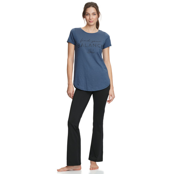 Gina Sports Damen Yoga-Leggings mit Schlag