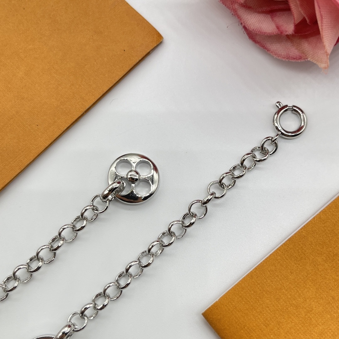 Louis Vuitton Silver Necklace
