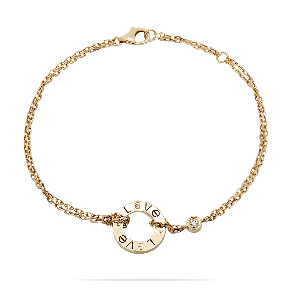 Cartier Love Bracelet 18K Yellow Gold Diamond B6038300