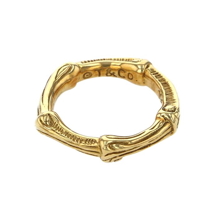 Tiffany & Co. Tiffany Bamboo Ring K18YG Yellow Gold Ring