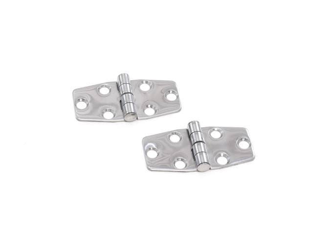 Red Hound Auto Boat RV Door Hinges Polished Stainless Steel Marine Grade for Cabinets Hatches 3 x 1.5 Inches Set of 50