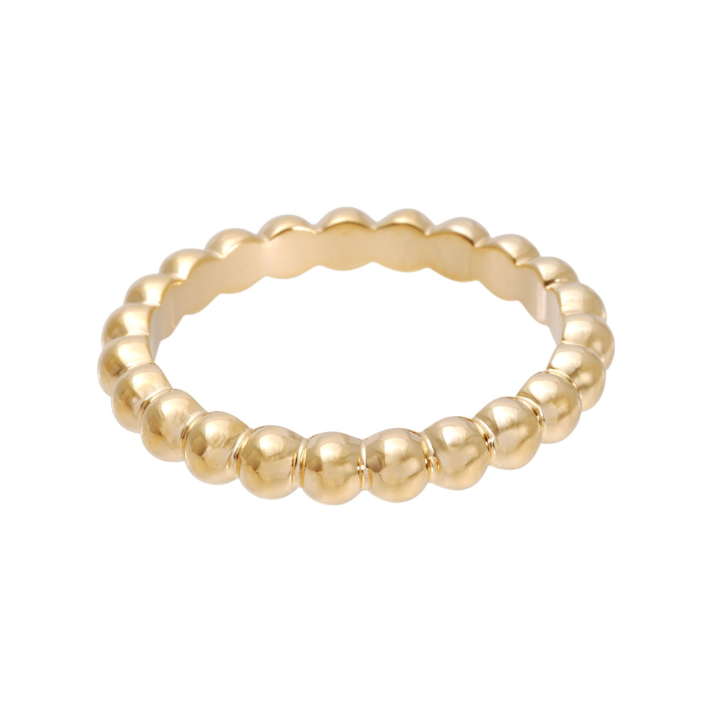 Van Cleef & Arpels Perlet Gold Pearl Ring 18K Yellow Gold VCARO3Y500