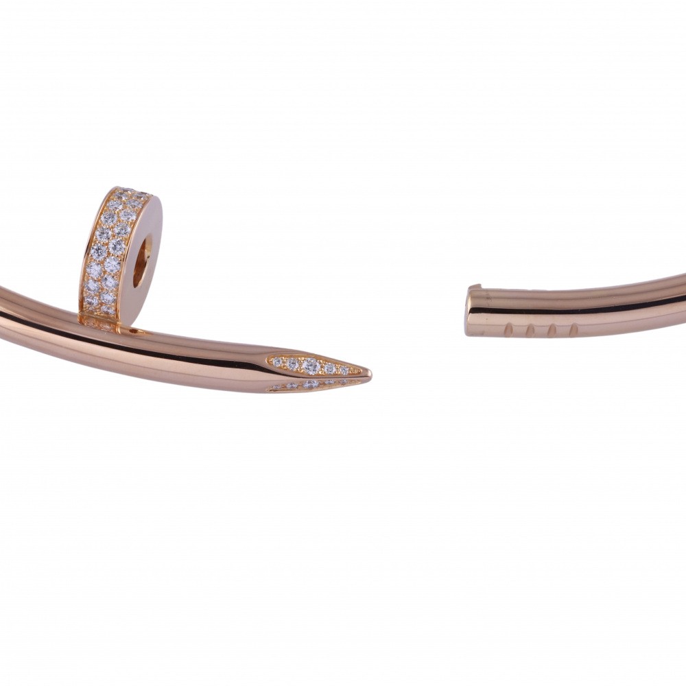 Cartier Juste un Clou Necklace 18K Rose Gold Diamond N7424268
